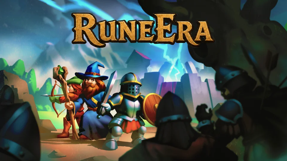 RuneEra adventurers enter a magical cavern.